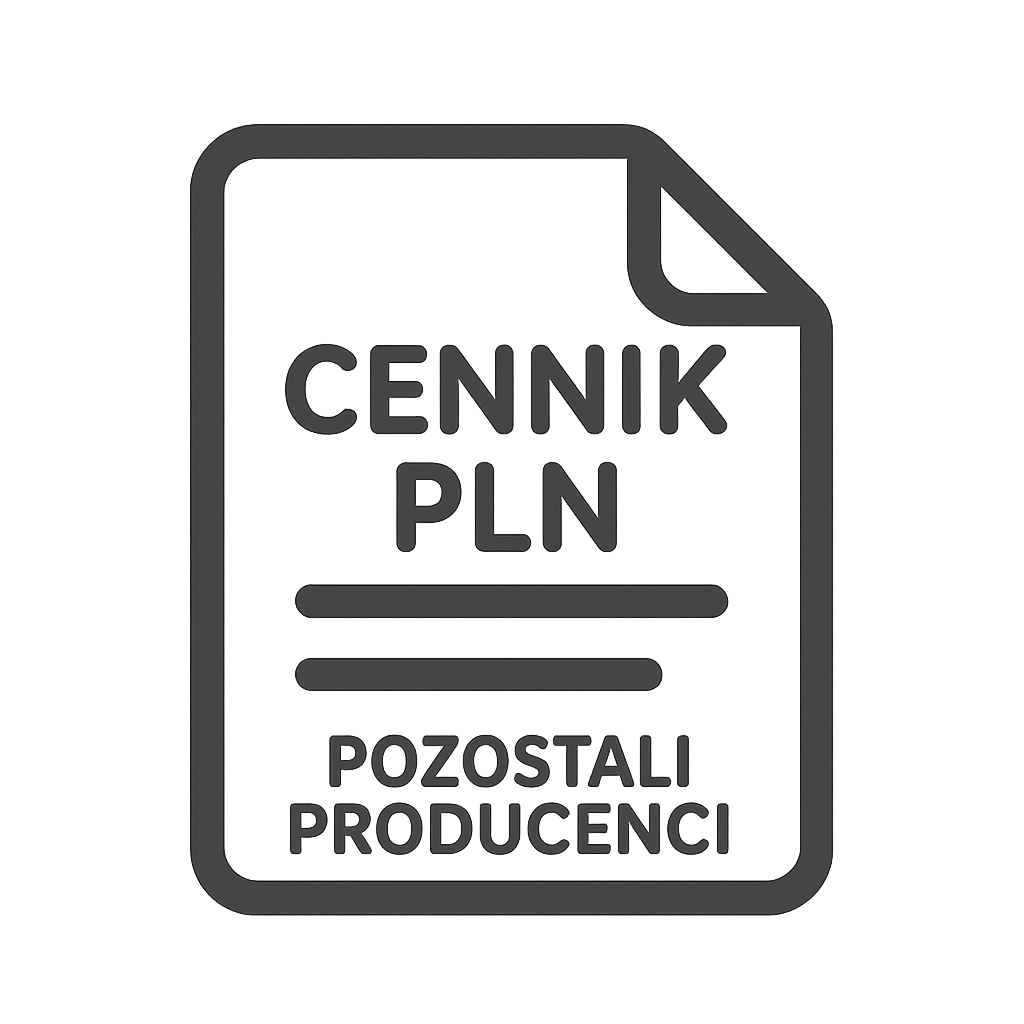 Cennik Pozostali producenci do 31.12.2025