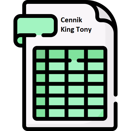 Cennik King Tony