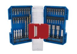 PROMOCJA-ZESTAW BITÓW DO WKRĘTARKI 1/4" 45cz. BITY HEX. TORX. PH. PZ. PŁASKIE. NASADOWE. KWADRAT. WIERTŁA. UCHWYTY King Tony 1045MR01-EB
