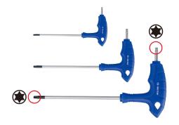 KLUCZ TRZPIENIOWY "L" TORX / TORX T10 x 95mm King Tony 116310TR