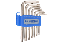 ZESTAW IMBUSÓW 7 szt. 1147 - TORX Z OTWOREM T10 - T40 King Tony 20407PR