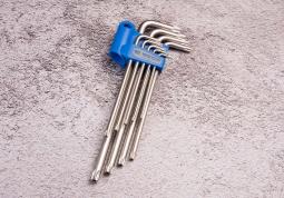 ZESTAW IMBUSÓW 9 szt. 1127 - TORX Z OTWOREM EXTRA DŁUGIE T10 - T50 King Tony 20419PR