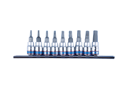 PROMOCJA-ZESTAW NASADEK 1/4" TORX 9 szt., 2033 T8 - T40 King Tony 2109PR