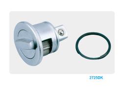 GRZECHOTKA 1/4", 45 ZĘBÓW, 140 mm UCHWYT MOLETOWANY King Tony 2725-55F