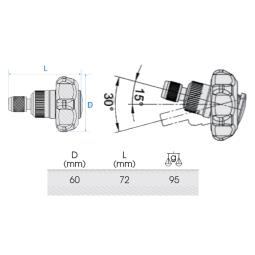 PROMOCJA-MINI GRZECHOTKA RĘCZNA 48 ZĘBÓW Z UCHWYTEM DO BITÓW 1/4" PLUS ZESTAW BITÓW 6 SZT. King Tony 2746P