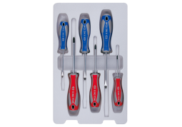 ZESTAW WKRĘTAKÓW 6 cz. KRZYŻAK PH No.0 x 60, No.1x80, No.2x100, PŁASKIE 3x75, 5,5x100, 6,5x150 King Tony 31116MR