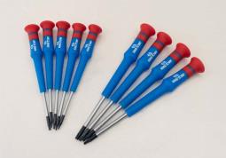 PROMOCJA-ZESTAW WKRĘTAKÓW PRECYZYJNYCH 9cz. TORX T4 - T20 x 40/50mm, PUDEŁKO PLAST. King Tony 32309PR