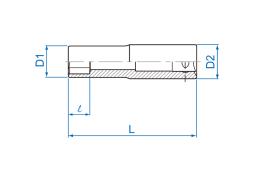 NASADKA DŁUGA GWIAZDKOWA 3/8" E-TORX E16 x 63mm, Cr-V King Tony 327516M