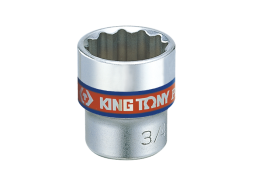 NASADKA KRÓTKA 3/8" CALOWA 7/8" x 32mm 12-kąt. Cr-V King Tony 333028S