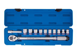 KLUCZ DYNAMOMETRYNCZY 1/2" 42-210NM Z ZESTAWEM NASADEK, 12 CZ. King Tony 344251A12MR