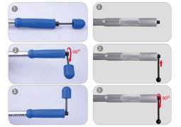 KLUCZ DYNAMOMETRYCZNY 1/2" 70 - 330 Nm King Tony 3446E-3HG