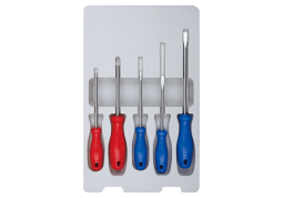 ZESTAW WKRĘTAKÓW 5 cz. KRZYŻAK PH No.1 x 100, No.2 x 100, PŁASKIE 4 x 100, 5,5 x 100, 6,5 x 150  King Tony 35105MR
