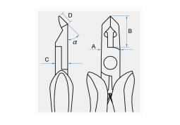 SZCZYPCE TNĄCE BOCZNE MINI, 125mm King Tony 6247-05