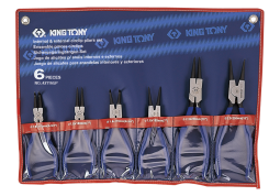 ZESTAW SZCZYPIEC DO PIERŚCIENI SEGERA 6 SZT. ETUI King Tony 42116GP