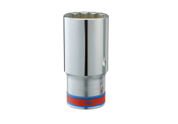 NASADKA DŁUGA 1/2" CALOWA 3/8" x 77mm 12-kąt Cr-V King Tony 423012S