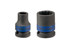 NASADKA KRÓTKA UDAROWA 1/2" 17mm x 38mm, 12-kąt King Tony 453017M