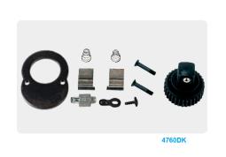 GRZECHOTKA MINI 1/2" 64 ZĘBY 120mm UCHWYT GUMOWY King Tony 4760-05G