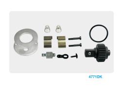 PROMOCJA-GRZECHOTKA Z PRZYCISKIEM 1/2" 32 ZĘBY 250mm UCHWYT GUMOWY King Tony 4771-10GR