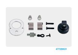 PROMOCJA-GRZECHOTKA ALUMINIOWA 1/2" 32 ZĘBY 250mm UCHWYT MOLETOWANY King Tony 4772-10F