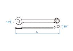 PROMOCJA-KLUCZ PŁASKO-OCZKOWY CALOWY 7/8" King Tony 5060-28