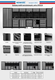 ZESTAW MEBLI WARSZTATOWYCH NUMER 21 (SZARE), 4915x600x1900mm  King Tony 87D21X01SA-KG