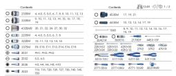 ZESTAW NASADEK 1/4"+3/8"+1/2" 119cz. 4 -32mm 6-kąt. Z AKCESORIAMI, CHROM+NARZĘDZIA UNIWERSALNE W WALIZCE PLAST. King Tony 9519MR50