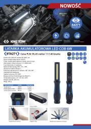 LATARKA AKUMULATOROWA LED COB 6W King Tony 9TA271A
