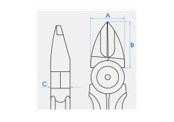 SZCZYPCE TNĄCE BOCZNE MINI 125mm King Tony 6271-05C