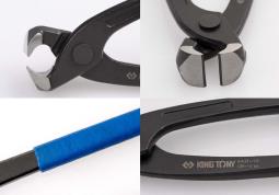 PROMOCJA-SZCZYPCE TNĄCE CZOŁOWE WYDŁUŻONE TYP EUROPEJSKI, UCHWYT PCV 278mm King Tony 6431-11C