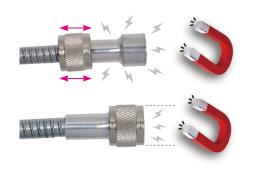 CHWYTAK GIĘTKI Z KOŃCÓWKĄ MAGNETYCZNĄ 457mm, średnica końcówki 18mm, udźwig 3KG King Tony 2121A-18