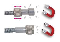 PROMOCJA - CHWYTAK GIĘTKI Z KOŃCÓWKĄ MAGNETYCZNĄ 457mm, średnica końcówki 18mm, udźwig 3KG King Tony 2121A-18