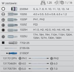 PROMOCJA - ZESTAW NARZĘDZI 1/4” 39 ELEMENTÓW King Tony 2539MRV04