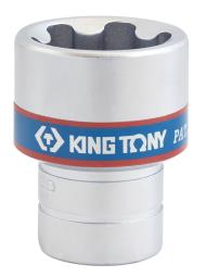 NASADKA KRÓTKA TORX PLUS 1/2" EPL18 x 45mm Cr-v King Tony 433E18M