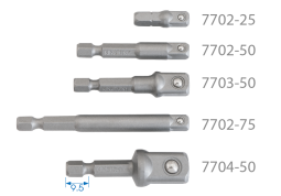 UCHWYT TRZPIENIOWY DO WKRĘTAREK 1/4" CALOWY 3/8" x 50mm, ZACZEP KULKOWY King Tony 7703-50