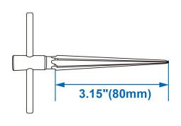 ROZWIERTAK STOŻKOWY 1/8" - 3/8", DŁUGOŚĆ 80mm King Tony 7E61001