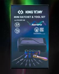 PROMOCJA-ZESTAW NARZĘDZI 1/4" EDYCJA LIMITOWANA King Tony 2523MT-AM