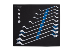 ZESTAW KLUCZY OCZKOWO ODGIĘTYCH 1/4" - 1-5/16" ORAZ REDUKCJE, WKŁAD Z PIANKI EVA DO WÓZKA King Tony 9-91113SRV