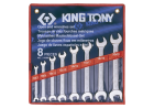 ZESTAW KLUCZY PŁASKICH 8cz. 6 - 22mm, ETUI King Tony 1108MR