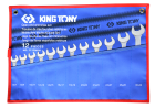 ZESTAW KLUCZY PŁASKICH 12cz. 6 - 32mm, ETUI King Tony 1112MRN