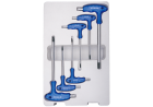 ZESTAW IMBUSÓW Z UCHWYTEM "L" 6szt. 1163TR - TORX / TORX  T10 - T40, KARTON King Tony 22306TR