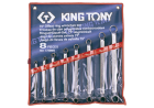 ZESTAW KLUCZY OCZKOWYCH ODGIĘTYCH 75° 8cz. 6 - 23mm, ETUI King Tony 1708MR