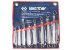 ZESTAW KLUCZY OCZKOWYCH ODGIĘTYCH 75° 8cz. 6 - 22mm, ETUI King Tony 1708MR01