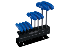 ZESTAW KLUCZY TRZPIENIOWYCH Z UCHWYTEM "T" 9szt. 1153 - TORX T10 - T50, STOJAK King Tony 21309PR
