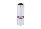 NASADKA DŁUGA 1/4" 14mm x 50mm, 12-kąt Cr-V King Tony 223014M
