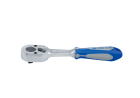 PROMOCJA-GRZECHOTKA 1/4" 24 ZĘBY 130mm UCHWYT GUMOWY. BLOKADA King Tony 2779-55G
