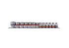 ZESTAW NASADEK CALOWYCH 3/8" 13cz. KRÓTKIE 12-kąt. 1/4" - 13/16", SZYNA King Tony 3013SR