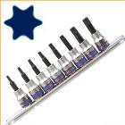 ZESTAW NASADEK TORX 3/8" 8cz. T15 - T50, SZYNA, King Tony 3118PR