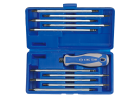 ZESTAW WKRĘTAKÓW Z WYMIENNYMI GROTAMI 11 cz. MIX: TORX, HEX, PŁASKIE, PH, PZ King Tony 32518MR