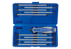 ZESTAW WKRĘTAKÓW Z WYMIENNYMI GROTAMI 11 cz. MIX: TORX, HEX, PŁASKIE, PH, PZ King Tony 32518MR01