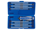 ZESTAW WKRĘTAKÓW Z WYMIENNYMI GROTAMI 11 cz. MIX: TORX, HEX, PŁASKIE, PH King Tony 32518MR02
